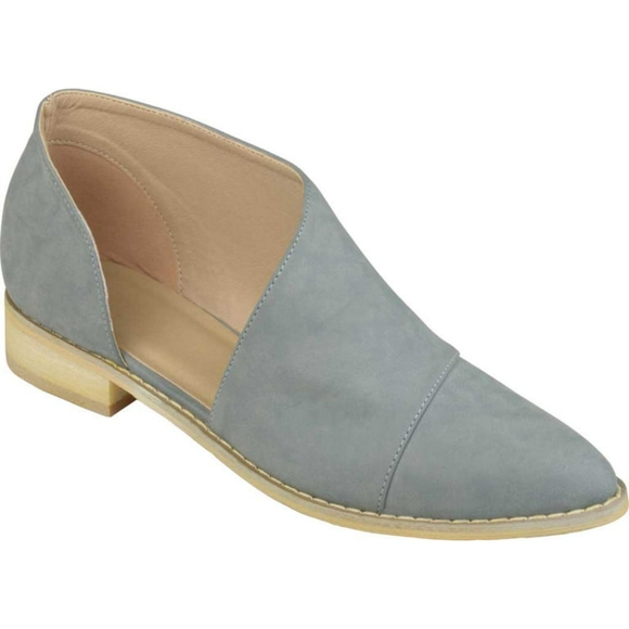 Journee Collection Shoes - Journee Collection Quelin D'Orsay Shoe Blue Faux Leather